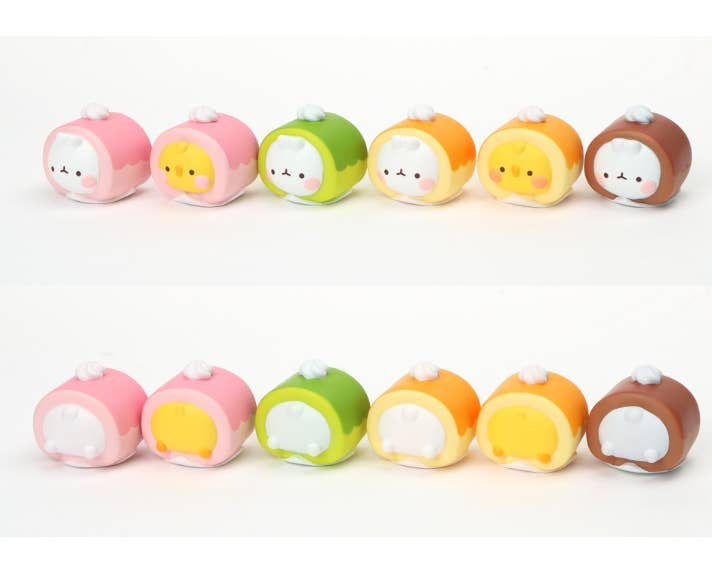 Molang Roll Cake Random Figure Box - OVERRATED