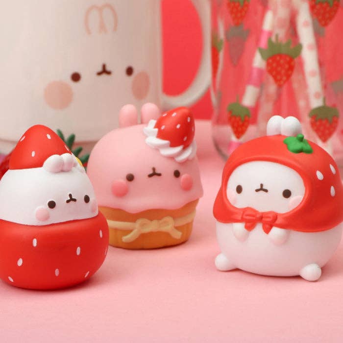Molang Strawberry Party Blind Box Figure Series - OVERRATED