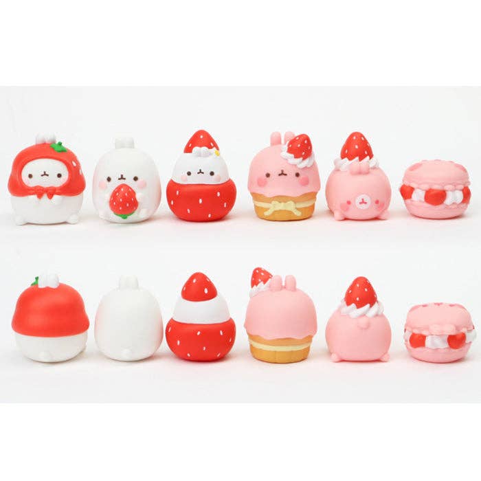 Molang Strawberry Party Blind Box Figure Series - OVERRATED