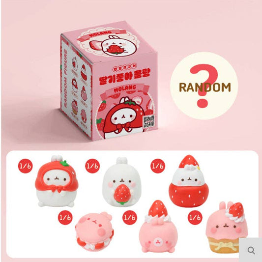 Molang Strawberry Party Blind Box Figure Series - OVERRATED