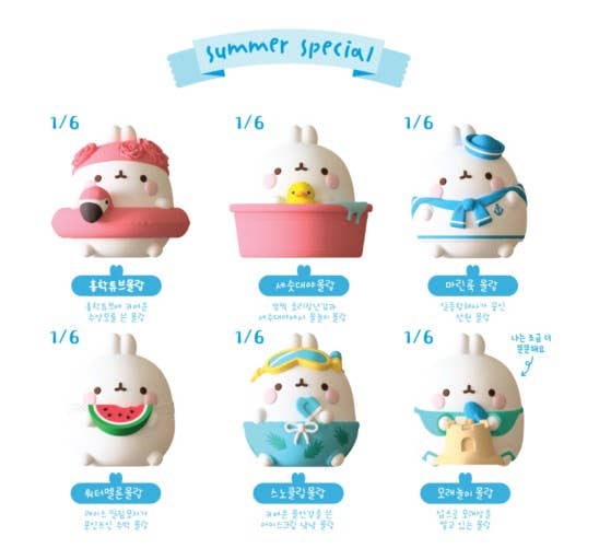 Molang Summer Vacation – Limited Edition Blind Box - OVERRATED