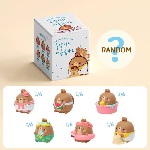 Molang’s Summer Vacation Ver.2 – Random Blind Box Figure - OVERRATED