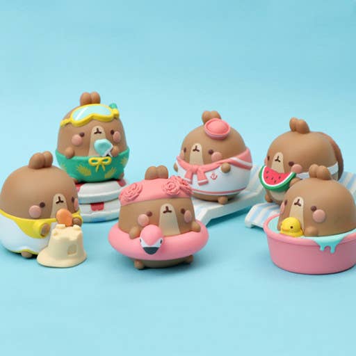 Molang’s Summer Vacation Ver.2 – Random Blind Box Figure - OVERRATED