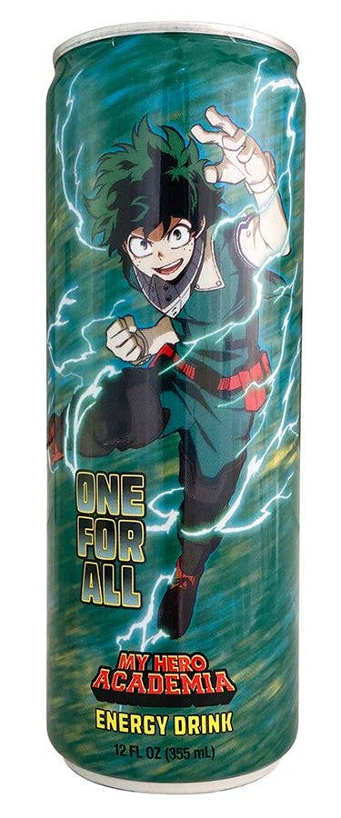 My Hero Academia One For All Energy Drink - OVERRATED