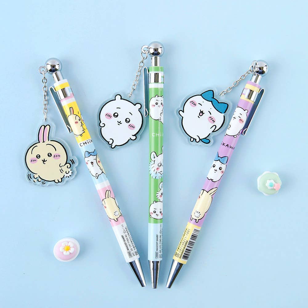 NEW! Chiikawa Mascot Mechanical Pencil – With Dangling Charm - OVERRATED