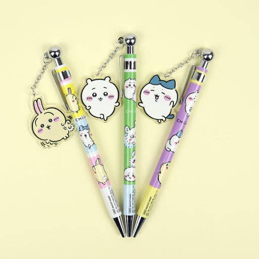 NEW! Chiikawa Mascot Mechanical Pencil – With Dangling Charm - OVERRATED