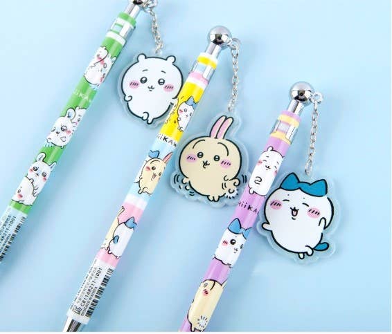 NEW! Chiikawa Mascot Mechanical Pencil – With Dangling Charm - OVERRATED