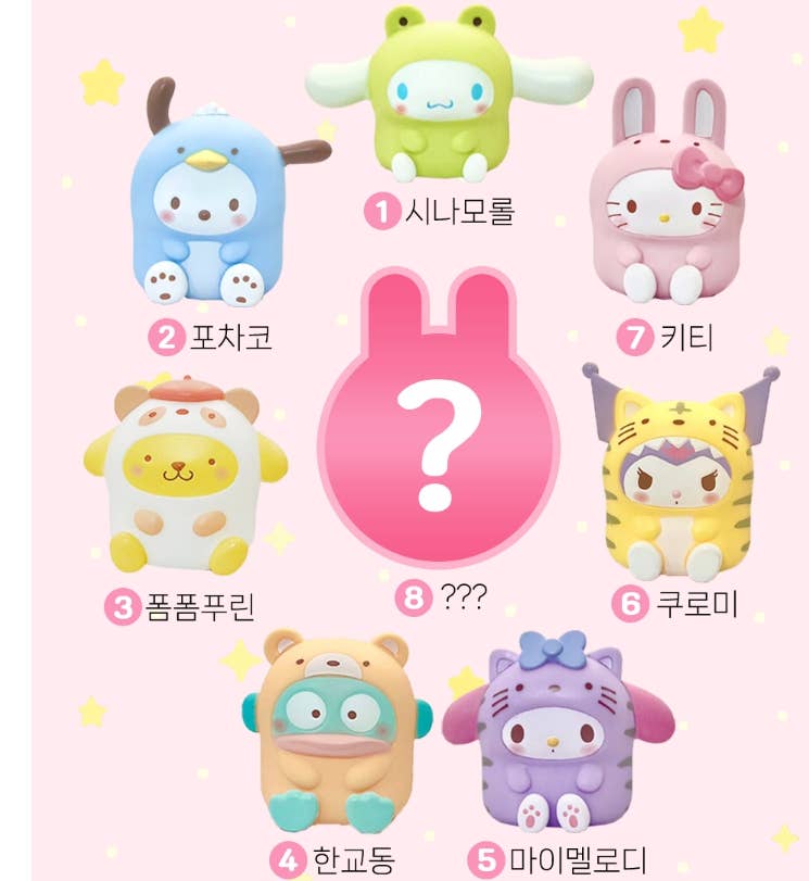 New! Sanrio Characters Animal Random Figure - OVERRATED
