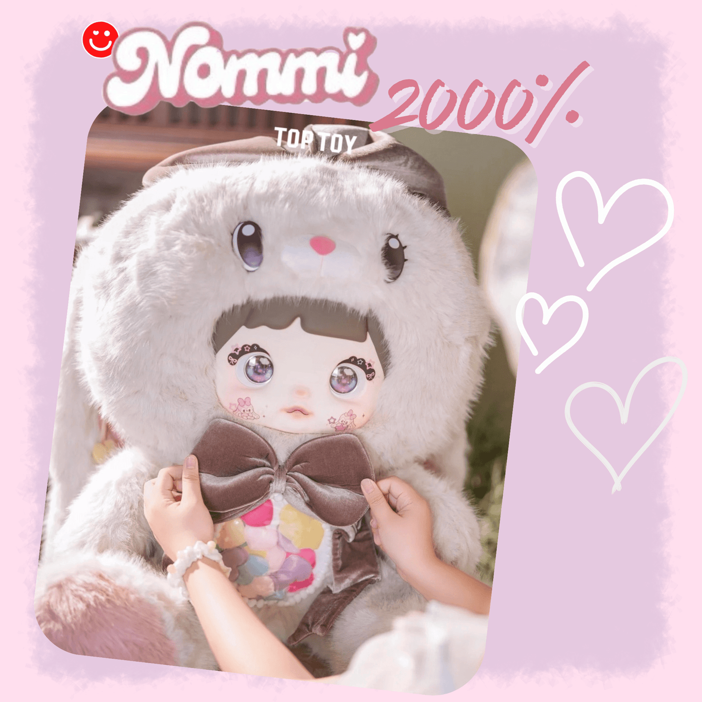 Nommi Dreamy Bunny Companion Plush Doll 2000% - OVERRATED