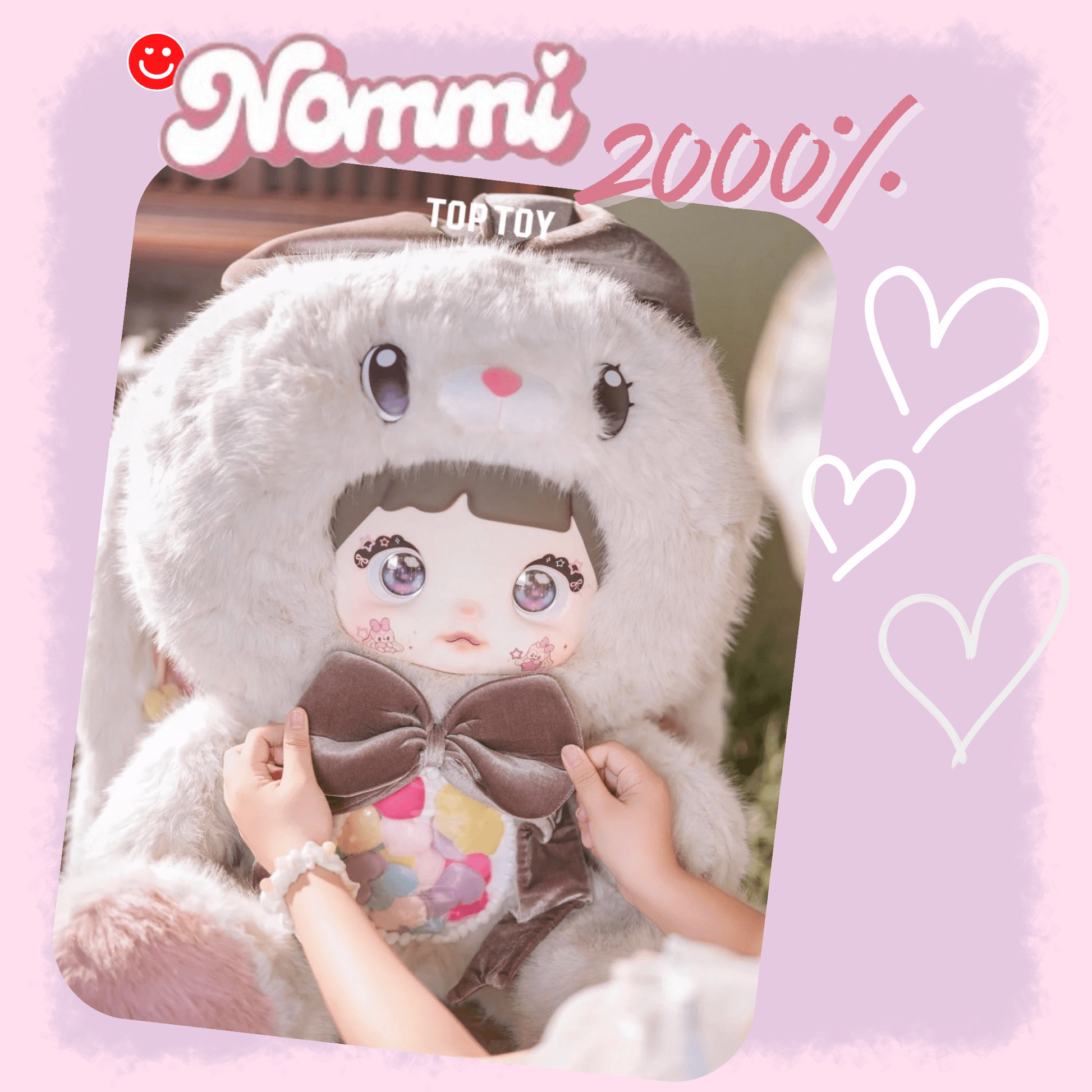 Nommi Dreamy Bunny Companion Plush Doll 2000% - OVERRATED