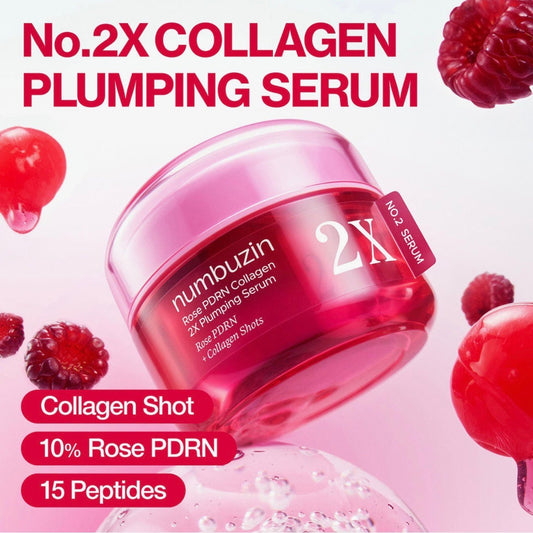 Numbuzin No.2 Rose PDRN Collagen 2X Plumping Serum - OVERRATED