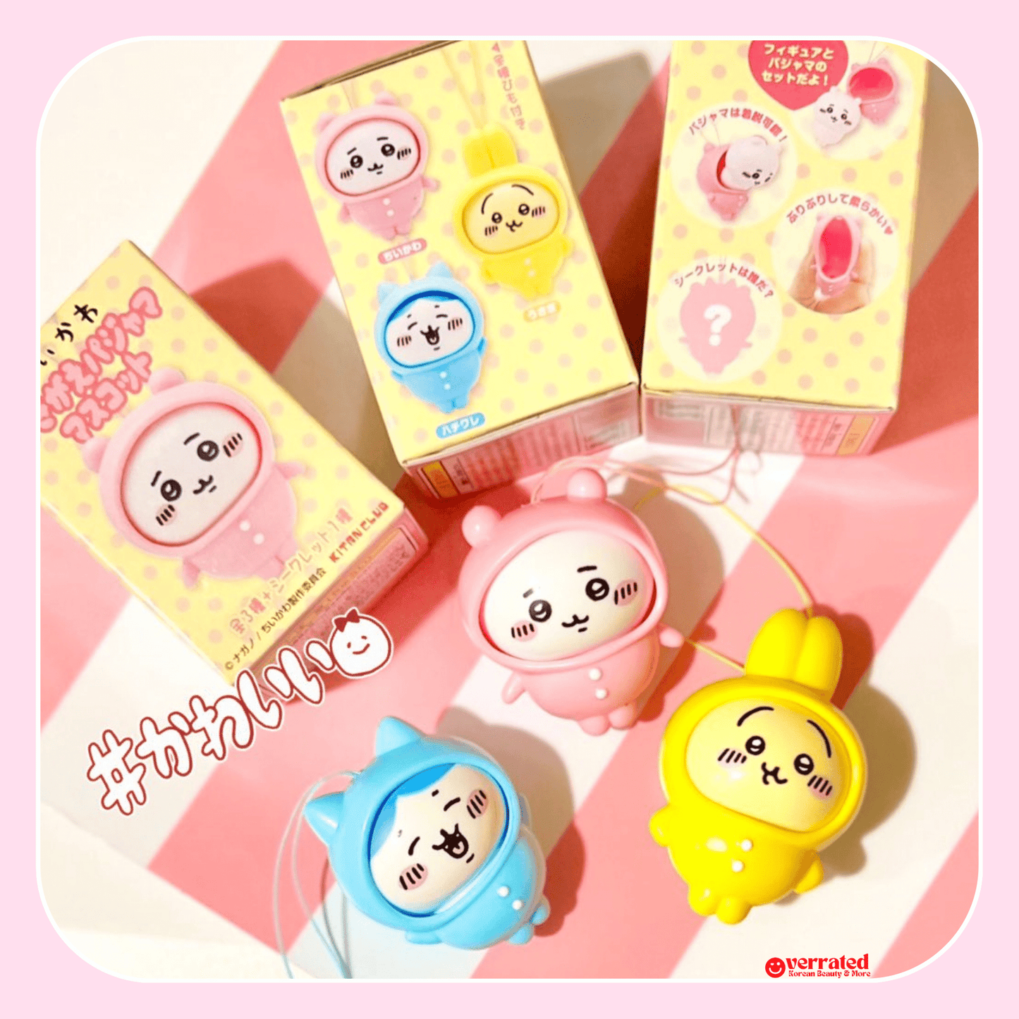 Chiikawa blind box Pajamas collectible set complete series display - Overrated Korean Beauty & More