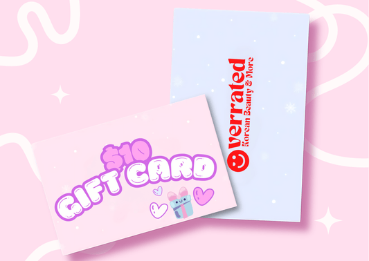 Official OVERRATED Gift Card - OVERRATED