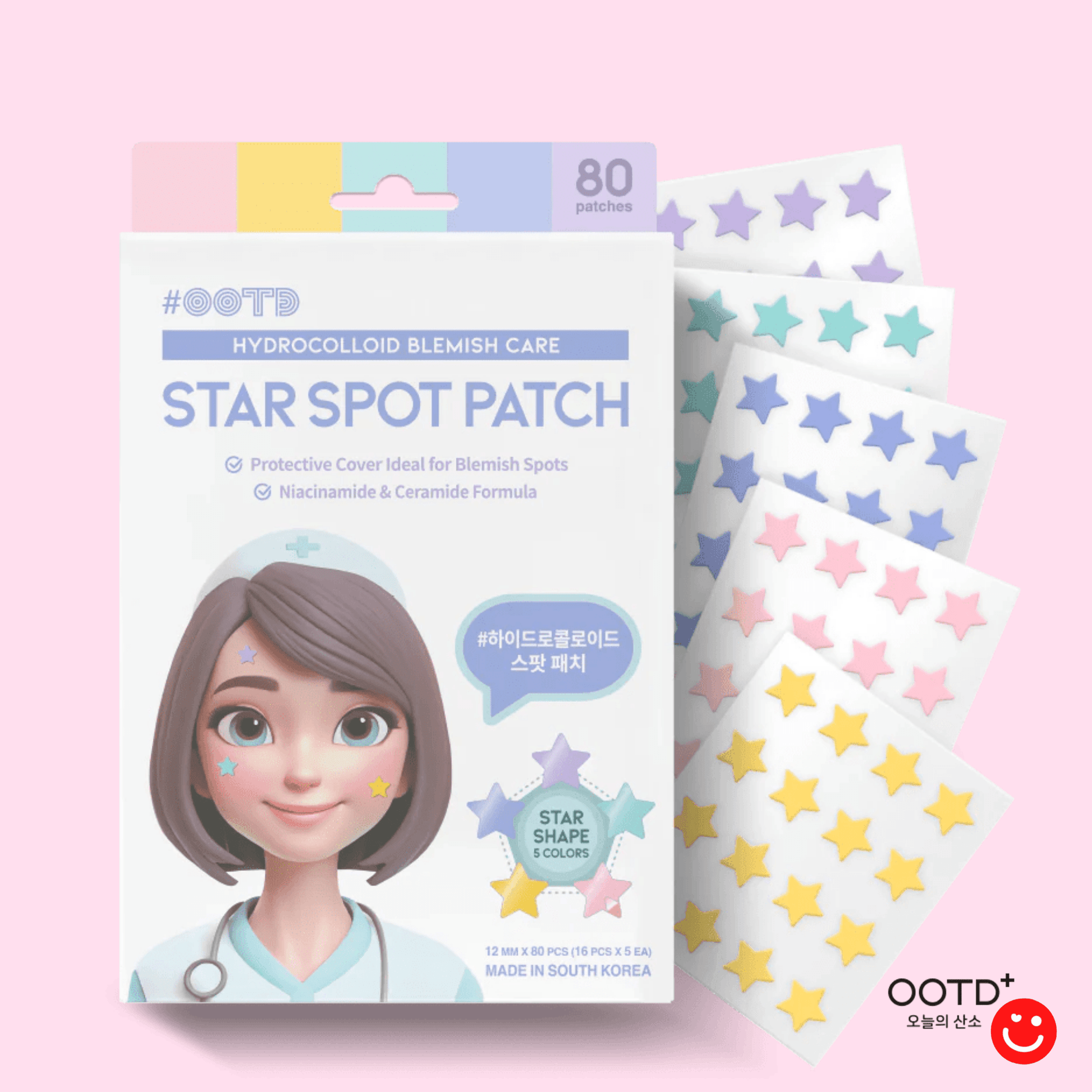 Korean acne spot patch OOTD Beauty Star benefits infographic skin care - Overrated Korean Beauty & More