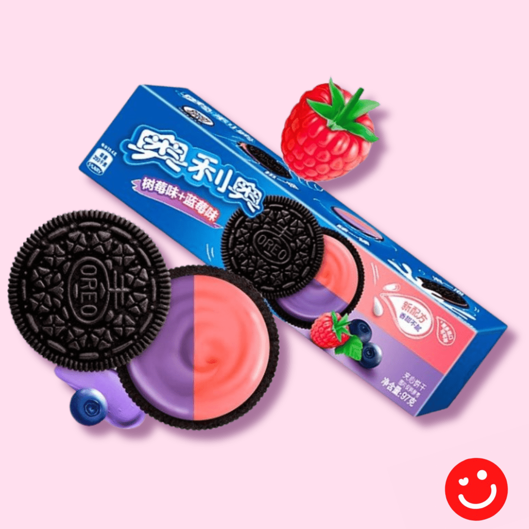 Oreo Raspberry & Blueberry Cream Cookies – OVERRATED