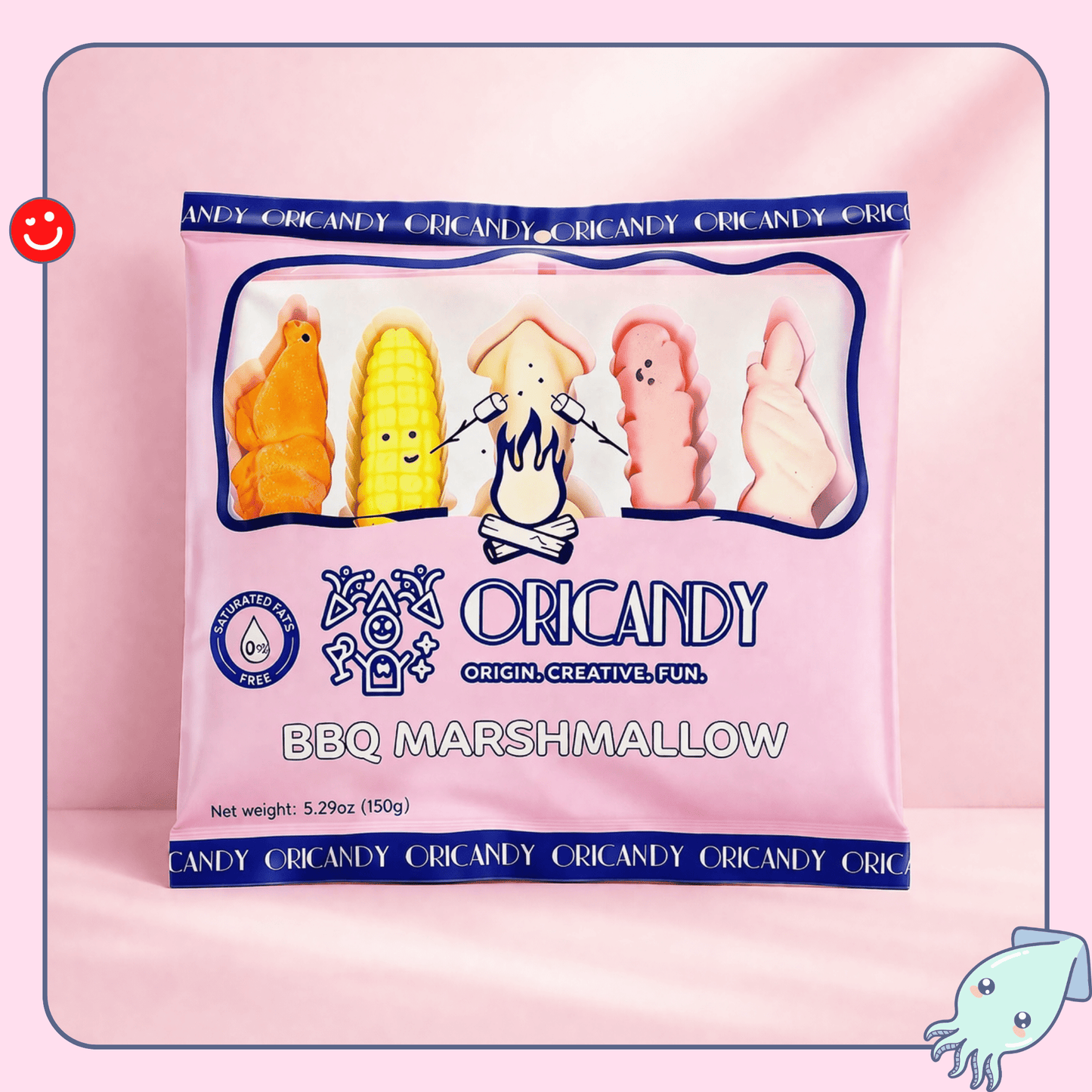 Korean candy snacks BBQ shaped marshmallow skewers kawaii fun designs - Overrated Korean Beauty & More