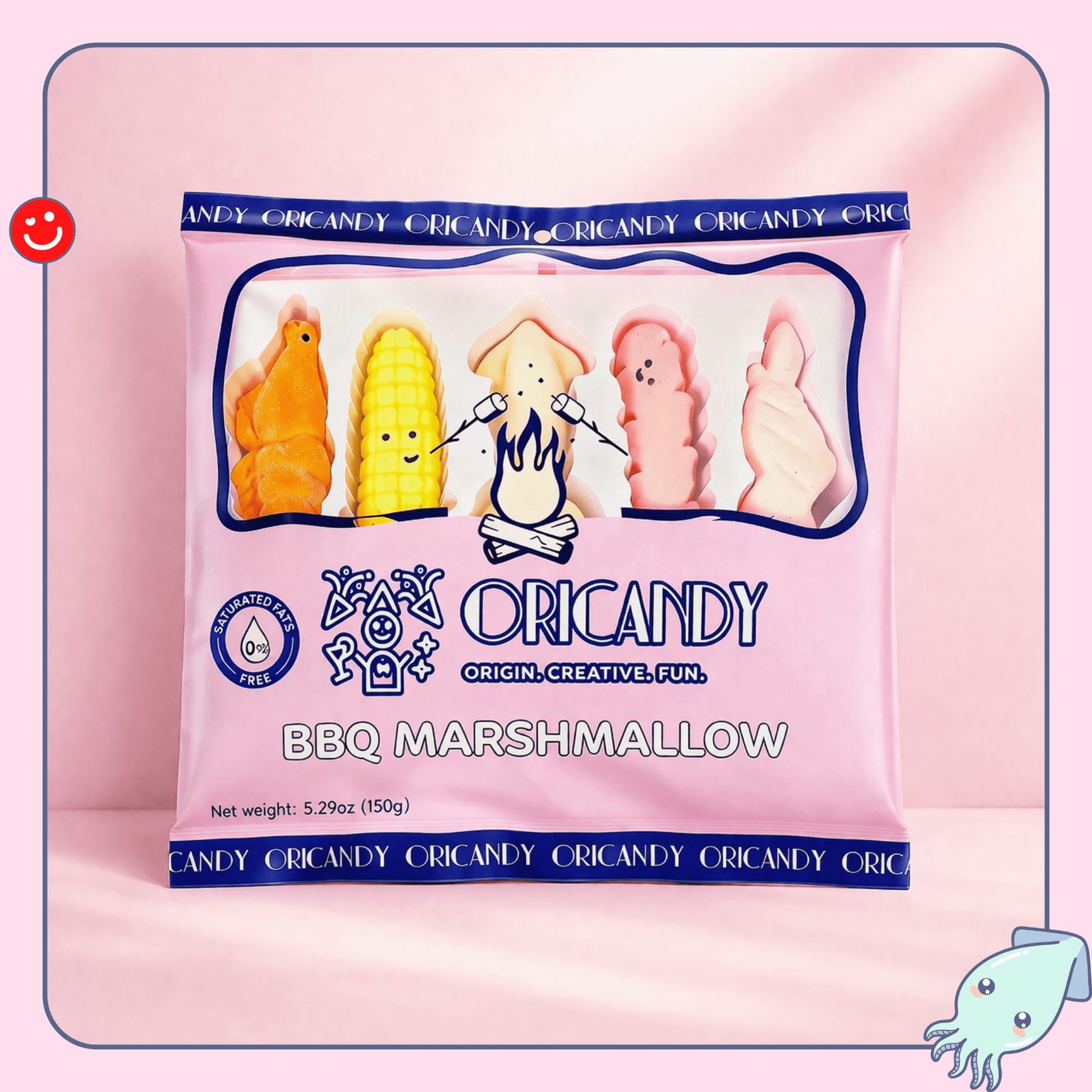 Korean candy snacks BBQ shaped marshmallow skewers kawaii fun designs - Overrated Korean Beauty & More