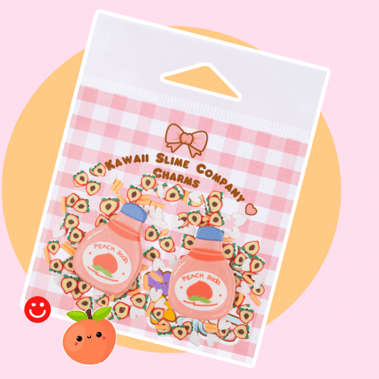 Peach Soda Slime Topping Charm Bag - OVERRATED