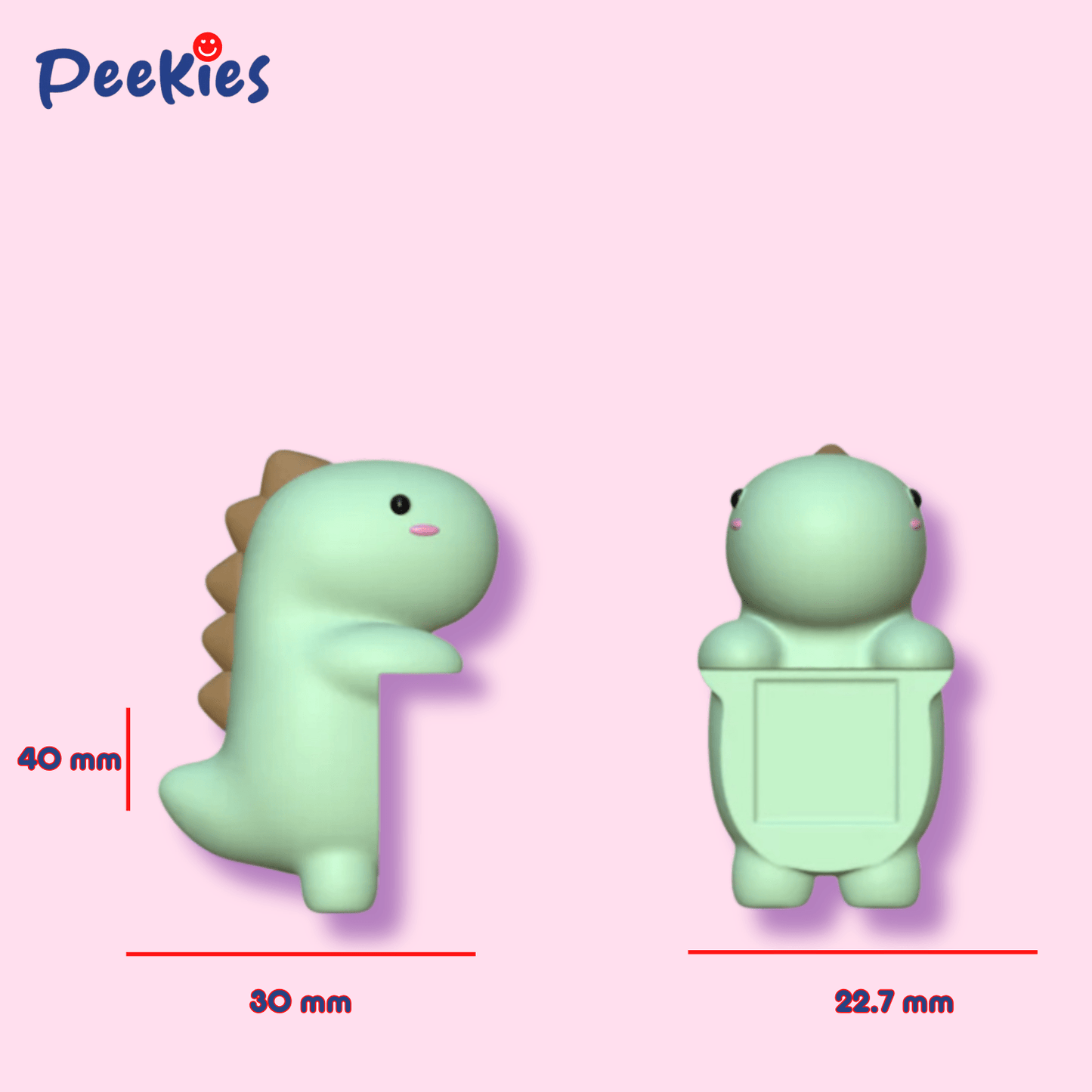 Peekies Dinosaur Charm - OVERRATED