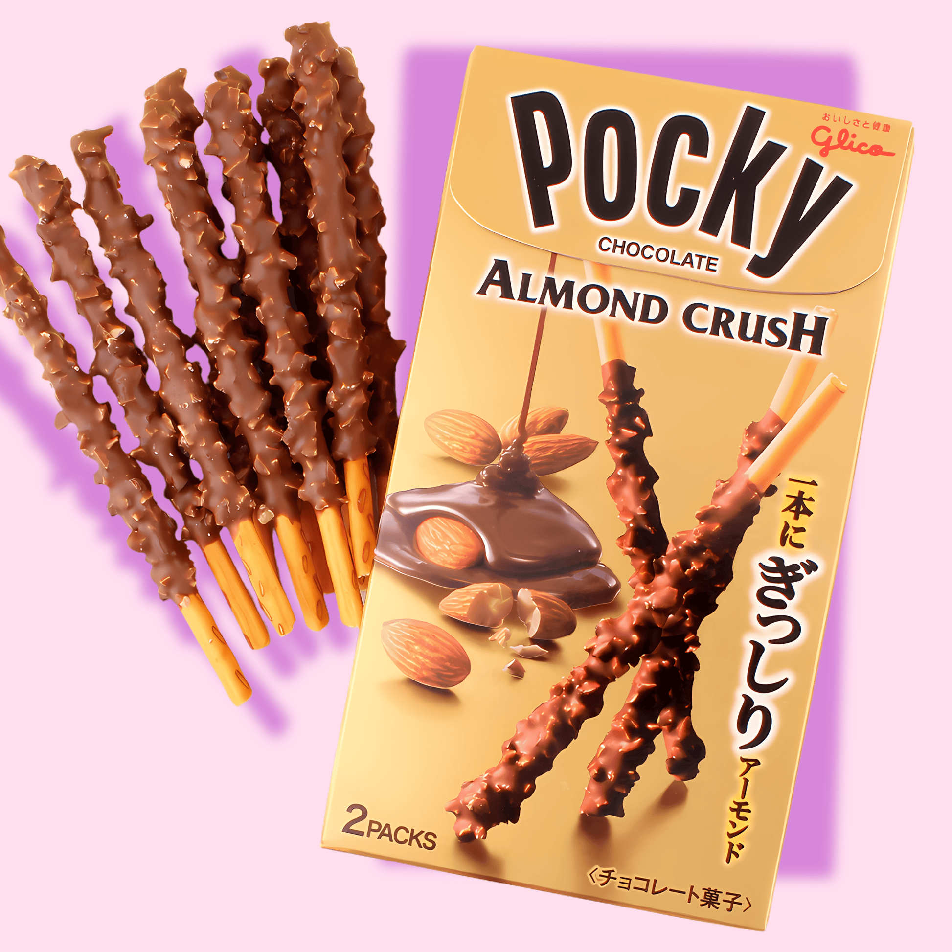 Pocky Chocolate Almond Crush - OVERRATED