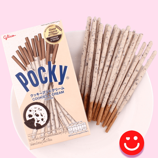 Pocky Cookies & Cream Biscuit Sticks - OVERRATED