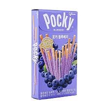 Pocky Korea Blueberry Chocolate Biscuit Sticks 1.45 oz - OVERRATED