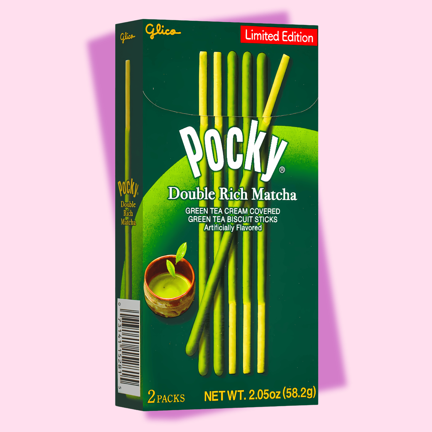 Pocky Matcha Green Tea Biscuit Sticks - OVERRATED