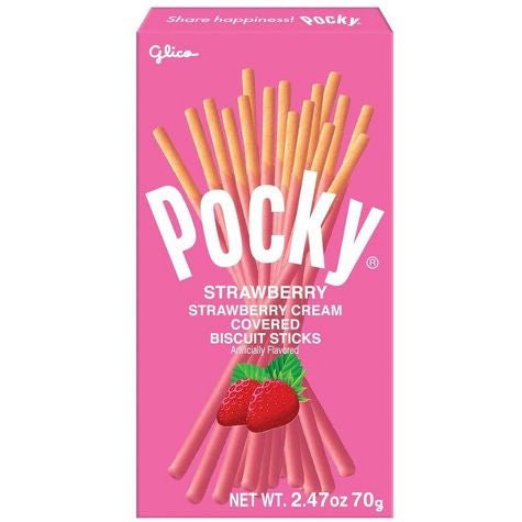 Pocky regular size strawberry - OVERRATED