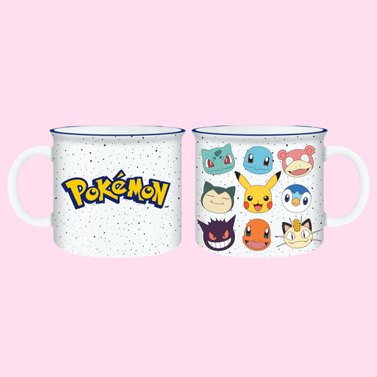 Pokemon 20oz Ceramic Camper Mug - OVERRATED