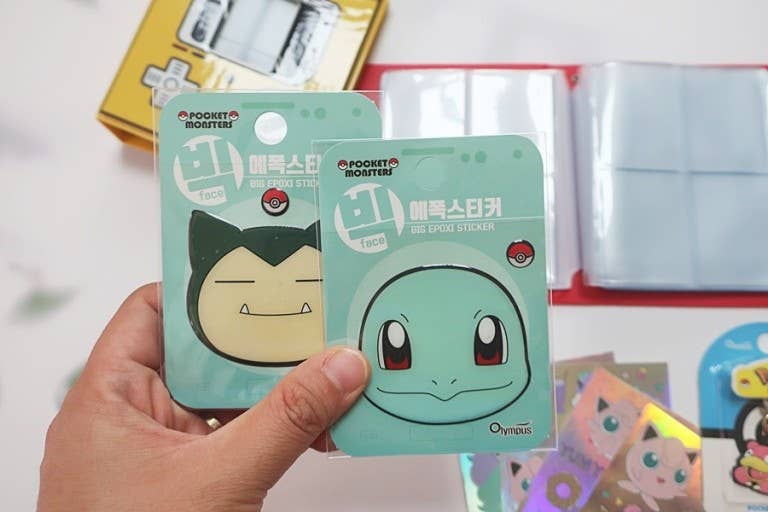 Pokemon Characters Big Face Epoxy Deco Sticker Pack - OVERRATED