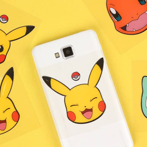 Pokemon Characters Big Face Epoxy Deco Sticker Pack - OVERRATED