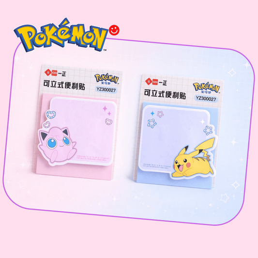 Pokemon sticky notes pastel character memo pad kawaii stationery set - Overrated Korean Beauty & More