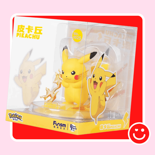 Pokemon Pikachu figure Twinkmont Funism front display view - Overrated Korean Beauty & More