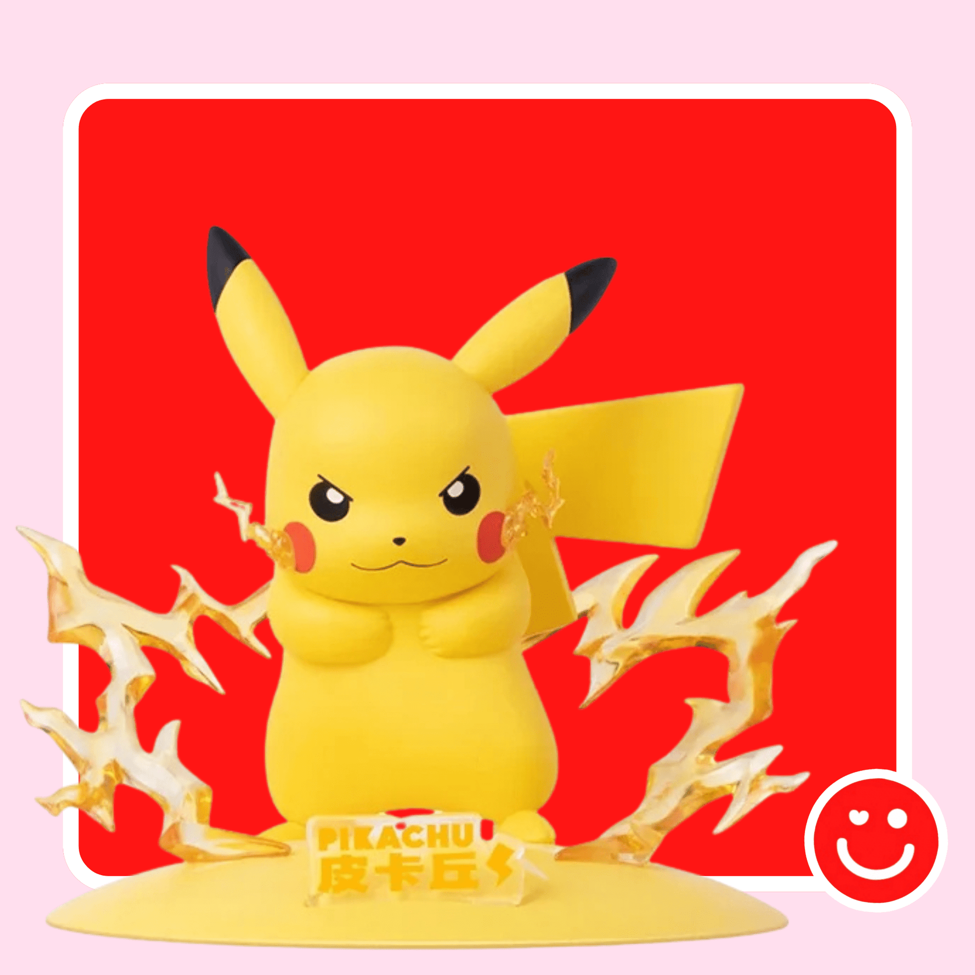 Pokemon Pikachu figure Twinkmont series window box packaging side view - Overrated Korean Beauty & More