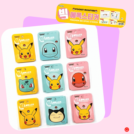 Pokémon Pocket Monsters Big Epoxy Sticker - OVERRATED
