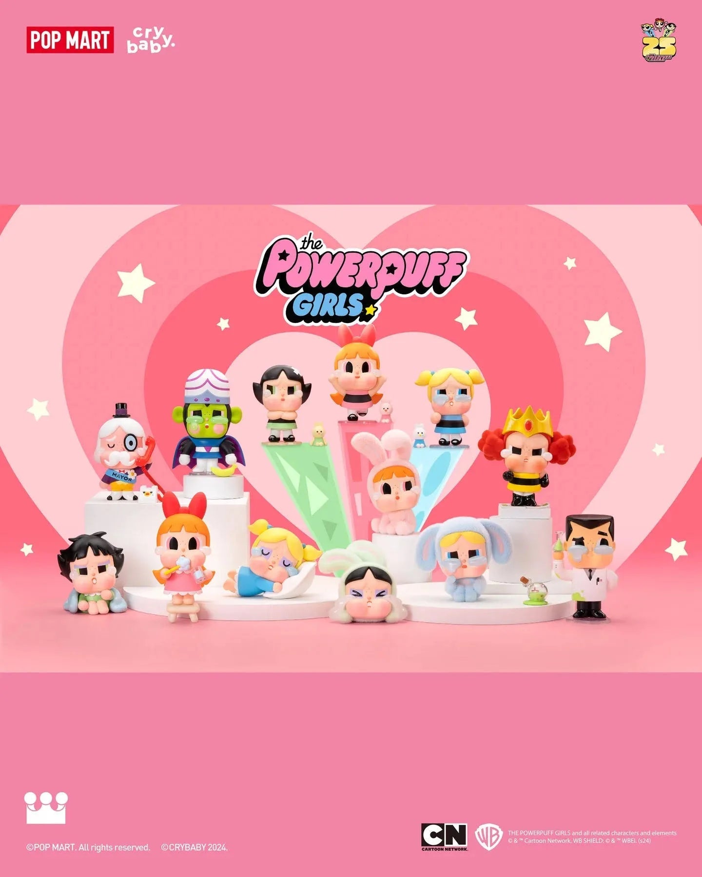 Pop Mart CRYBABY × Powerpuff Girls Series Blind Box Figures - OVERRATED