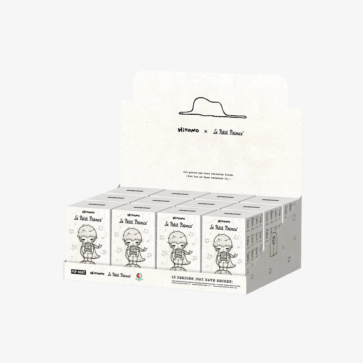 Pop Mart Hirono blind box Le Petit Prince box art packaging - Overrated Korean Beauty & More