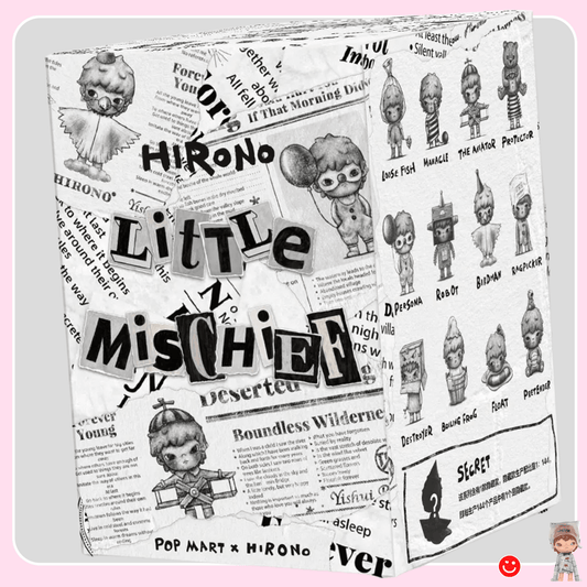 Pop Mart Hirono blind box Little Mischief series designer toy collectible figures - Overrated Korean Beauty & More