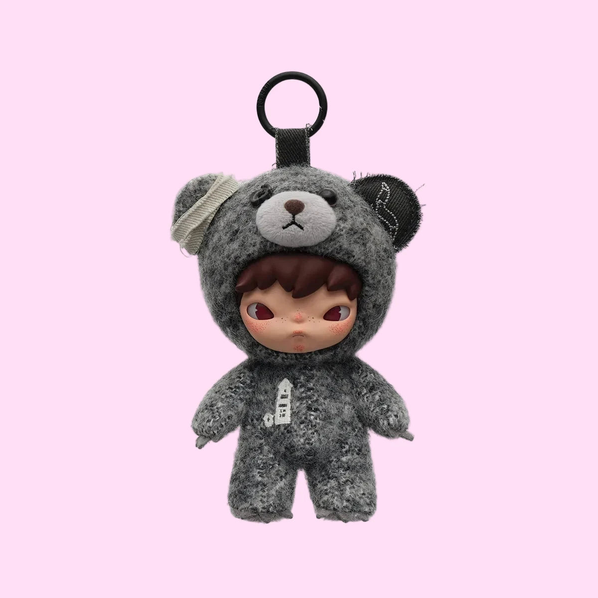 Pop Mart plush doll pendant blind box Hirono green journal collectible - Overrated Korean Beauty & More