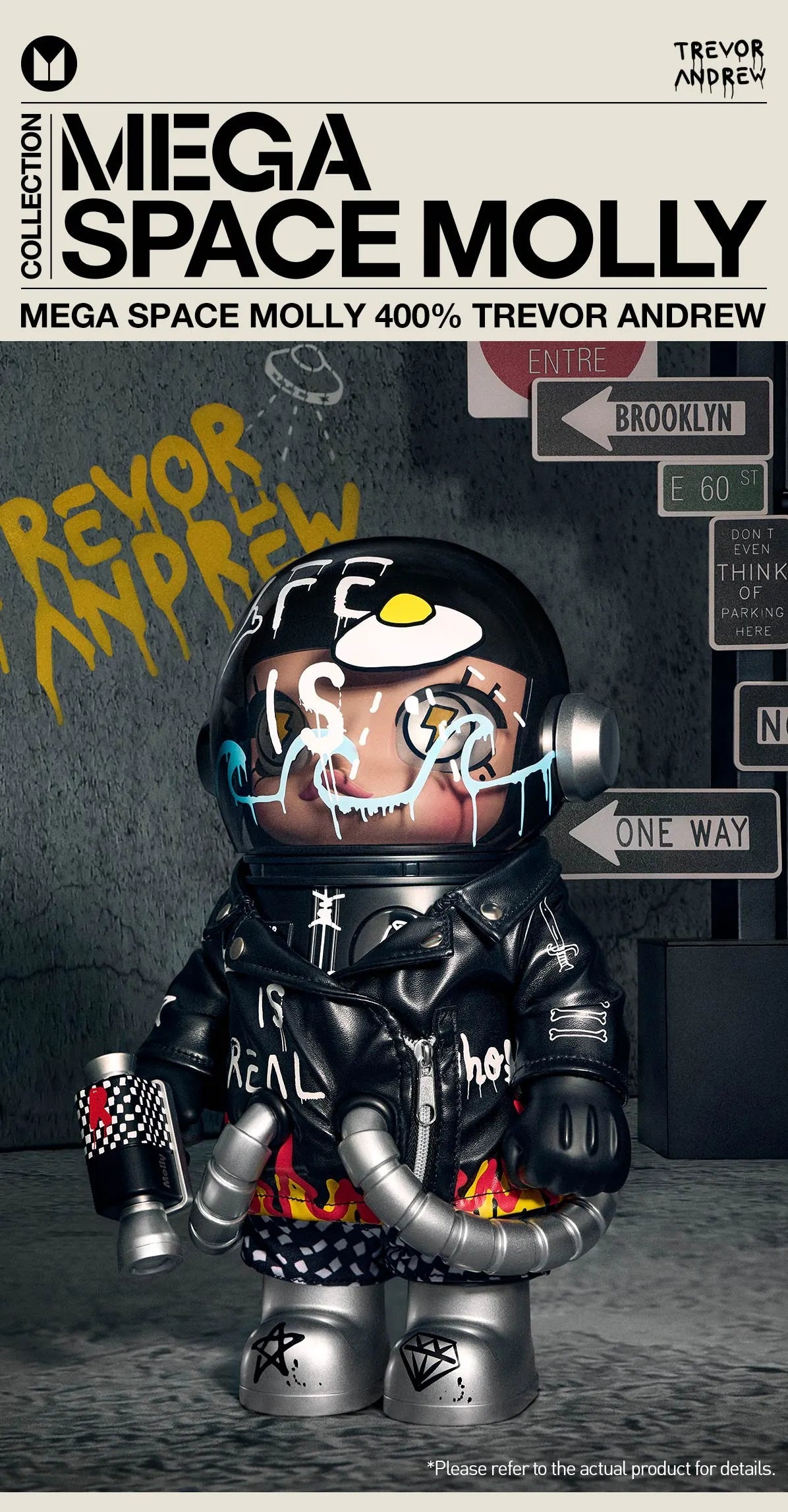 Pop Mart MEGA SPACE MOLLY 400% Limited Edition Trevor Andrew Figure - OVERRATED