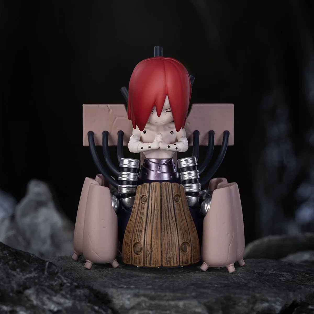 Pop Mart blind box Naruto dark Akatsuki themed figure in black cloak - Overrated Korean Beauty & More
