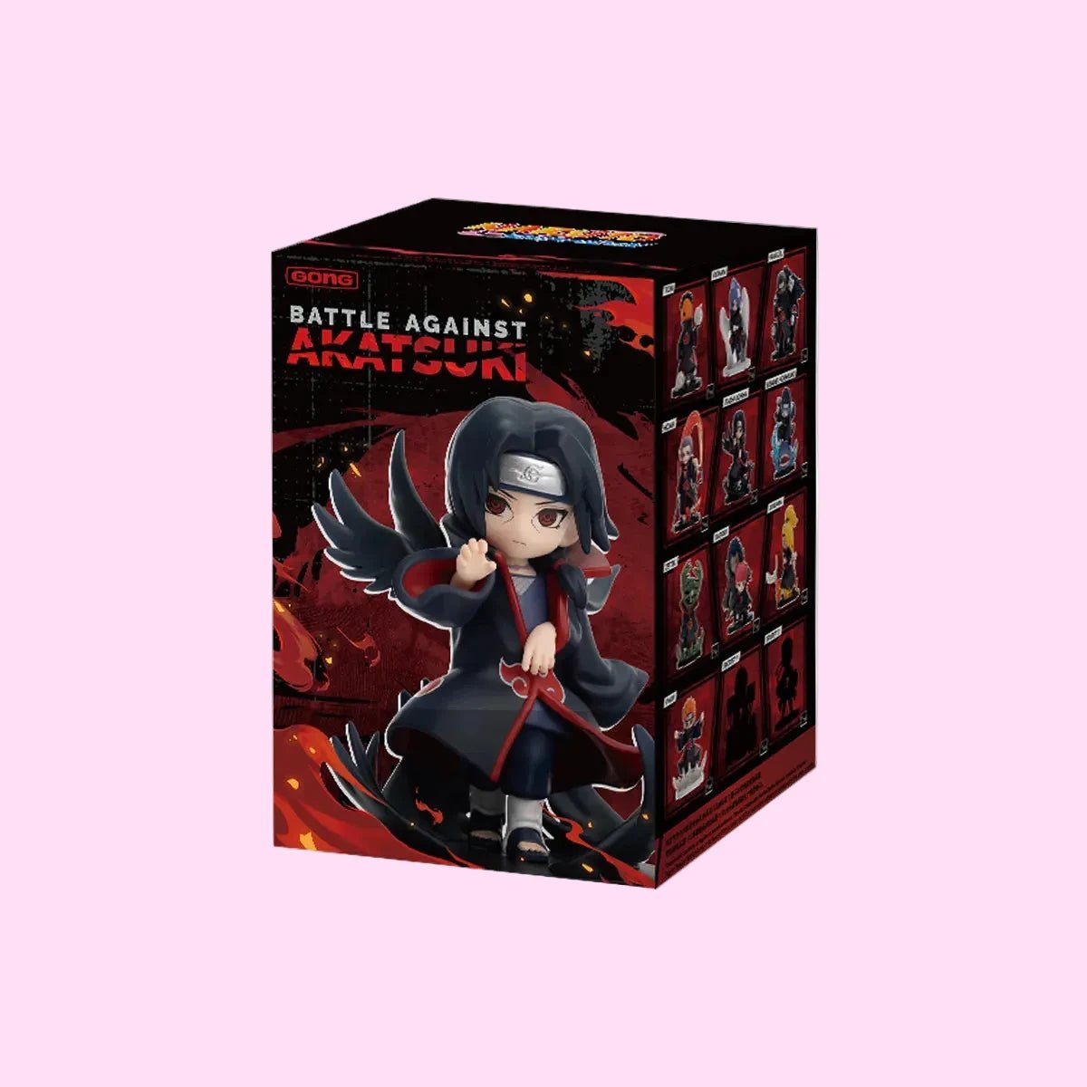 Pop Mart blind box Naruto Shippuden Akatsuki series collectible figure front - Overrated Korean Beauty & More