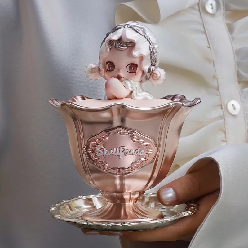Pop Mart scented candle Skullpanda Feast Begins flame burning lifestyle - Overrated Korean Beauty & More