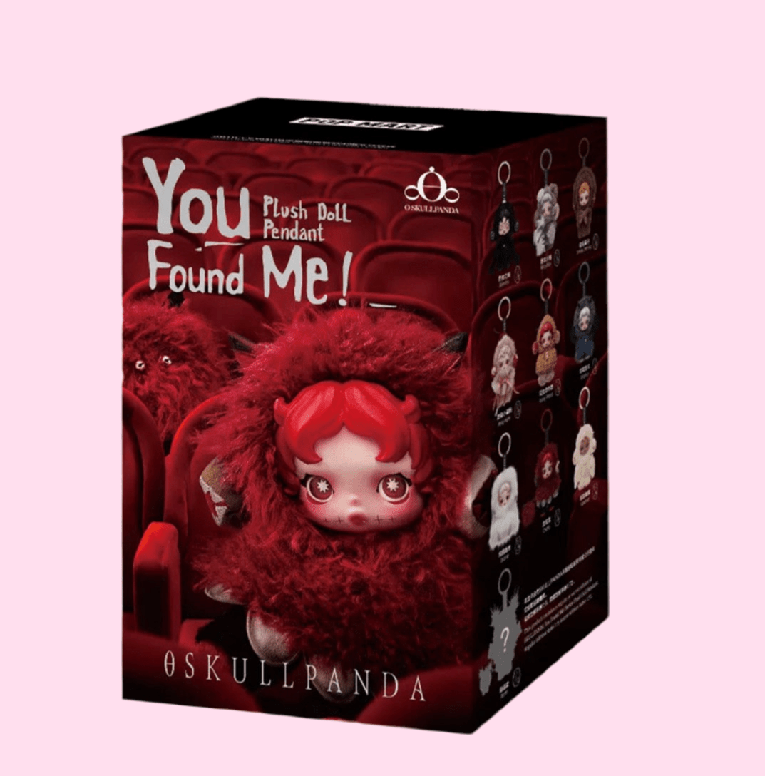 Pop Mart Skullpanda You Found Me! Series Plush Doll Pendant - OVERRATED