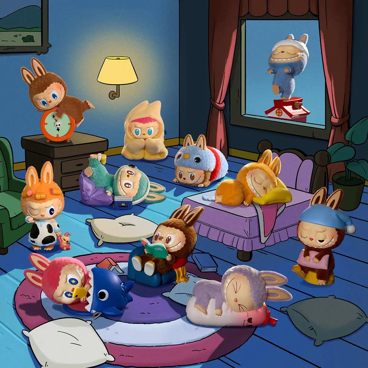 Pop Mart blind box 1AM Series cozy scene nighttime supernatural collectible - Overrated Korean Beauty & More