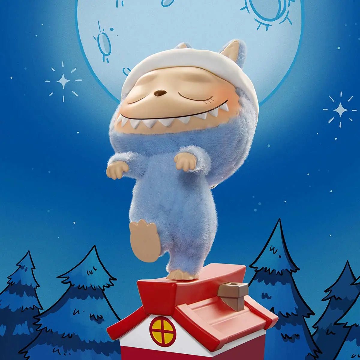 Pop Mart blind box Monsters 1AM blue kawaii alien vinyl figure - Overrated Korean Beauty & More