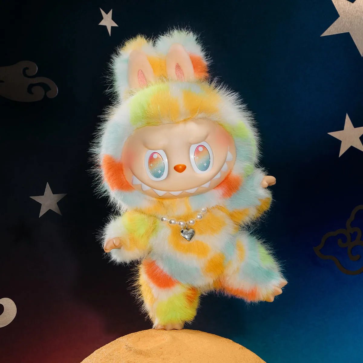 Pop Mart The Monsters Big into Energy Series - ROCK THE UNIVERSE Vinyl Plush Doll - OVERRATED