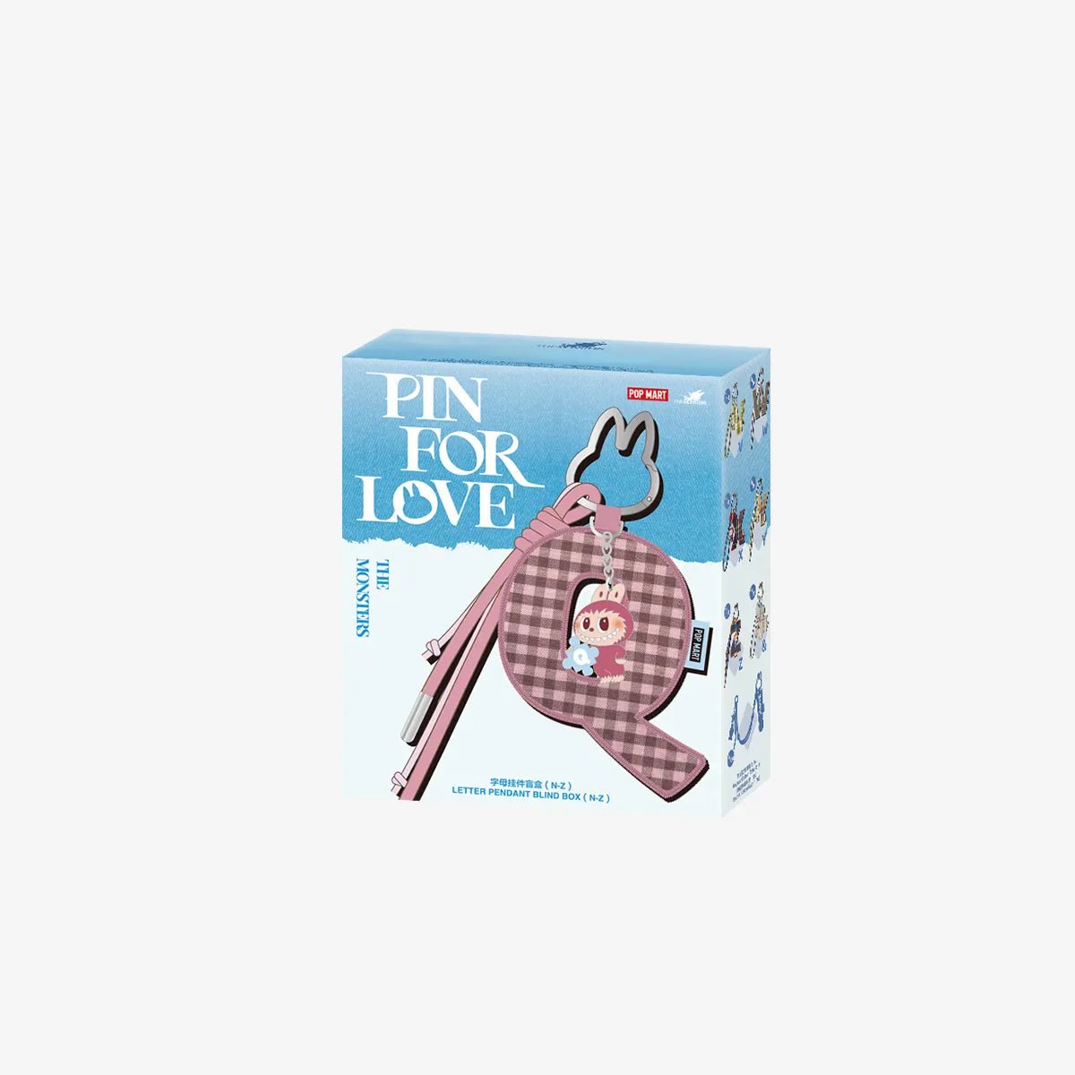 Pop Mart The Monsters Labubu Pin for Love Series - Letter Pendant Blind Box - OVERRATED