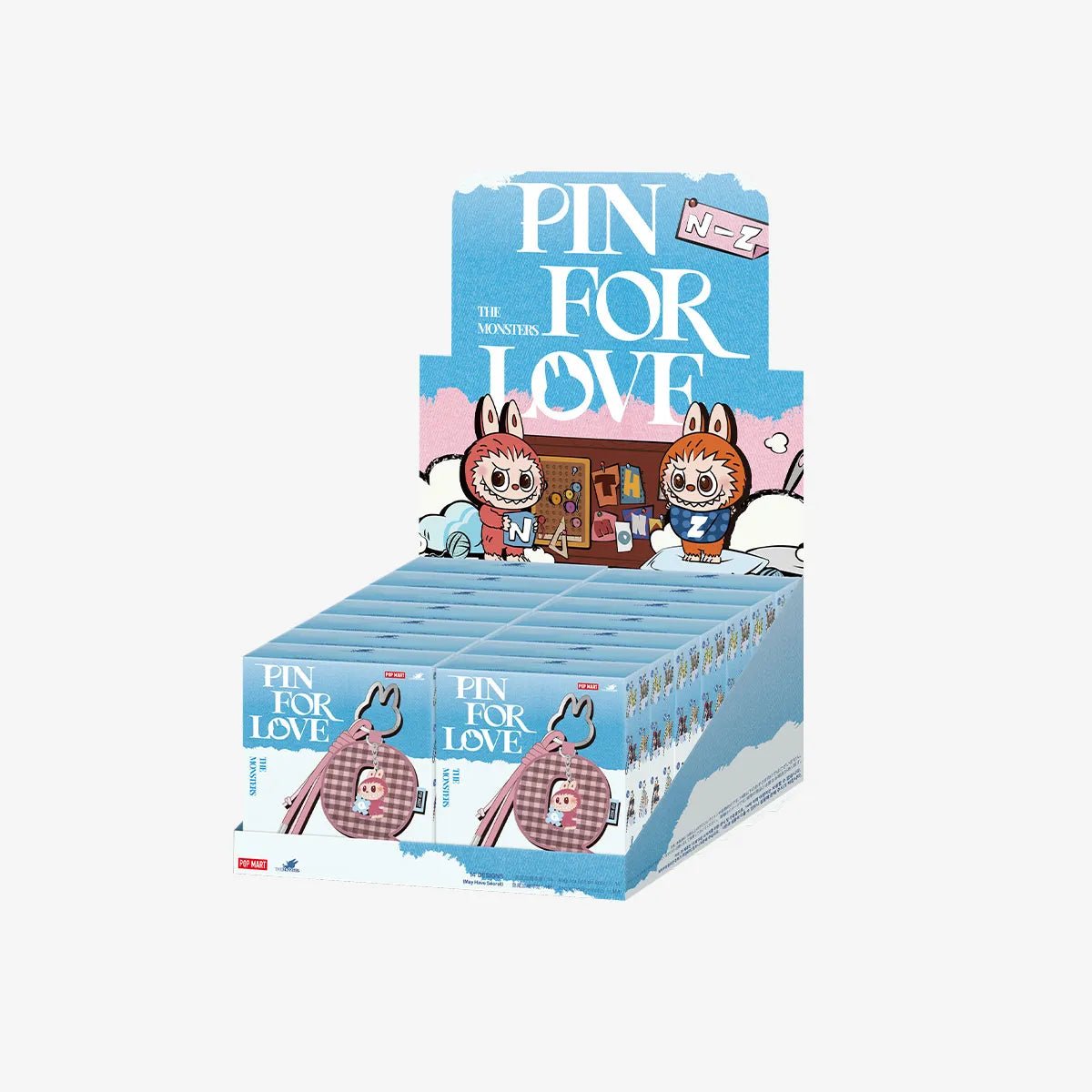 Pop Mart The Monsters Labubu Pin for Love Series - Letter Pendant Blind Box - OVERRATED
