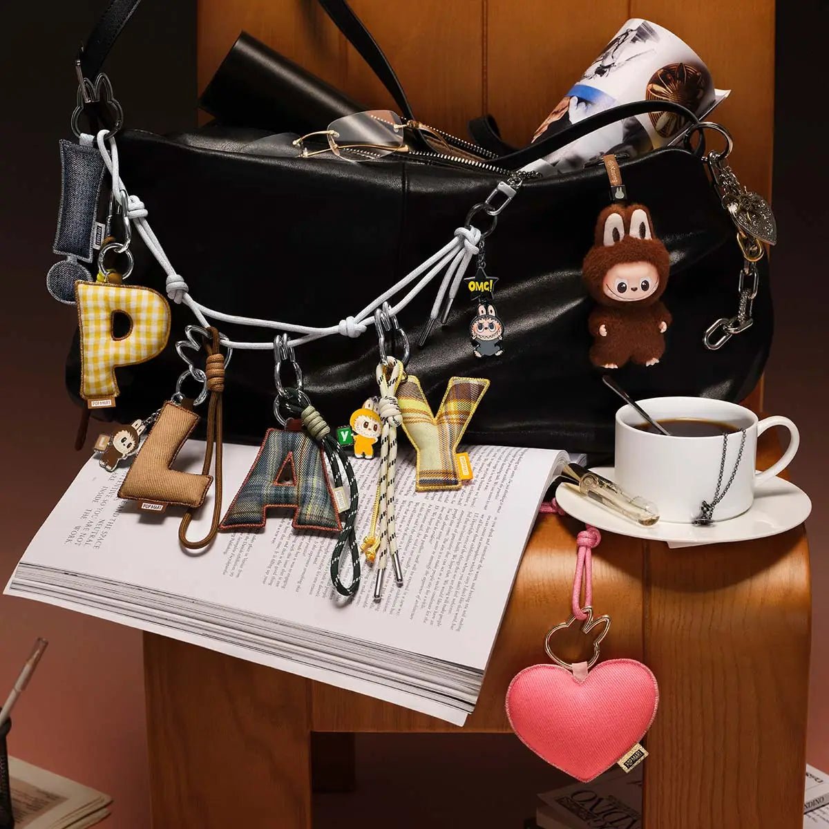 Pop Mart The Monsters Labubu Pin for Love Series - Letter Pendant Blind Box - OVERRATED
